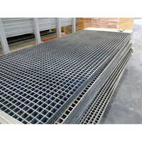 Frp Mesh Type Pultruded Gratings - 1220mm X 3660mm | Medium Duty, Yellow, Applications: Grating Fence, Stairways, Trench Covers, Walkways