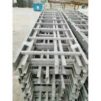 Grp Fabricated Cable Tray - Frp Ladder Type, Side Rail Height 100mm, Grey Finish | Lightweight, Waterproof, Industrial Application