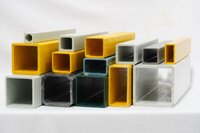Frp Profile - Grp Material, Rectangular Shape, Multicolor Design | Industrial Application, Surface Finish Treatment, Customized Features