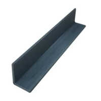 Frp L Angle - Frp Material, Customized L Shape, Dark Gray Color, Surface Finish | Industrial Application