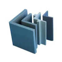 Fiberglass Pultruded Profile - Thickness 1.3 Cm, Blue Color, Powder Coated Surface | Industrial Application, Durable Fiberglass Material