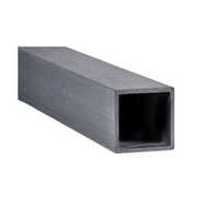 Frp Square Tube - 0.75 Inch Diameter, Length 3 M , Rectangular Shape, Gray Color, Powder Coated Finish For Industrial Applications