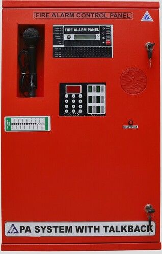 Red Fire Alarm With Public Address(Pa) Systems