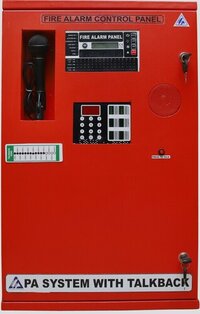 Red Fire Alarm With Public Address(pa) Systems