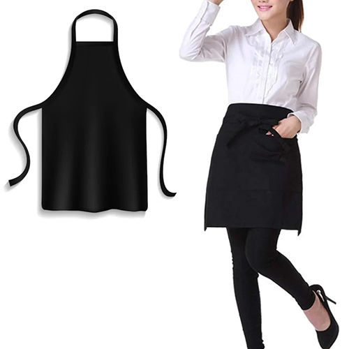 Hotel Uniform Unisex Kitchen Apron Set Cotton