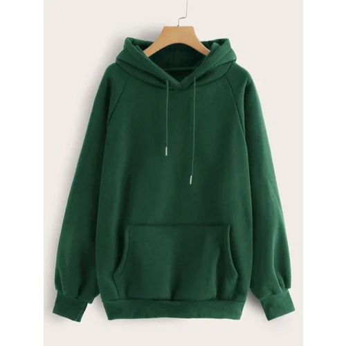 Washable Mens Green Hoodie