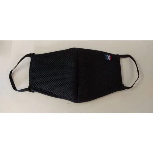 Black Premium Mesh Filter Anti Pollution Mask