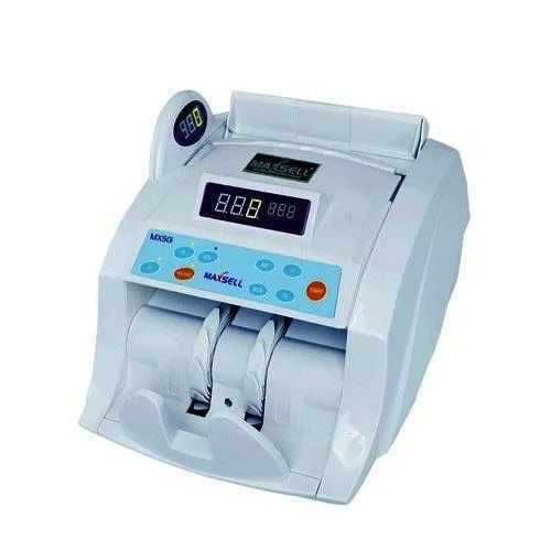 White Maxsell Mx50I Currency Counting Machine