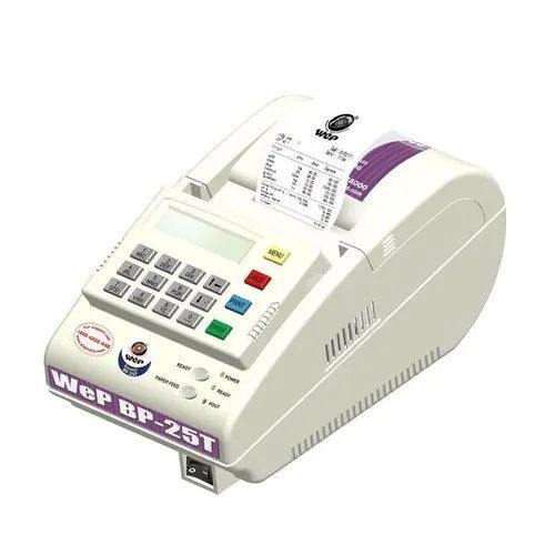 Wep Bp 25T With Battery Billing Machine Size: Customized