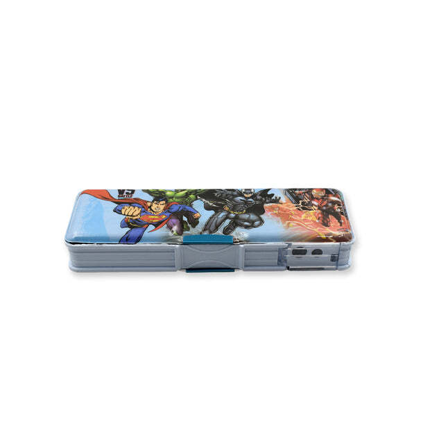 DOUBLE SIDED MAGNETIC GEOMETRY BOX PENCIL BOX WITH CALCULATOR AND SHARPENER FOR BOYS ART PLASTIC PENCIL BOX FOR GIRLS AND BOYS (4570)