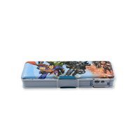 DOUBLE SIDED MAGNETIC GEOMETRY BOX PENCIL BOX WITH CALCULATOR AND SHARPENER FOR BOYS ART PLASTIC PENCIL BOX FOR GIRLS AND BOYS (4570)