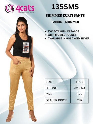Sparkling Shimmer Kurti Pants