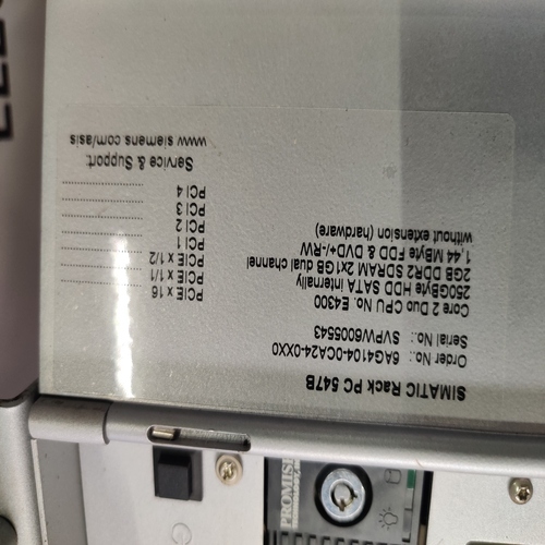 SIEMENS SIMATIC 6AG4104-0CA24-0XX0 PC 547B RACK