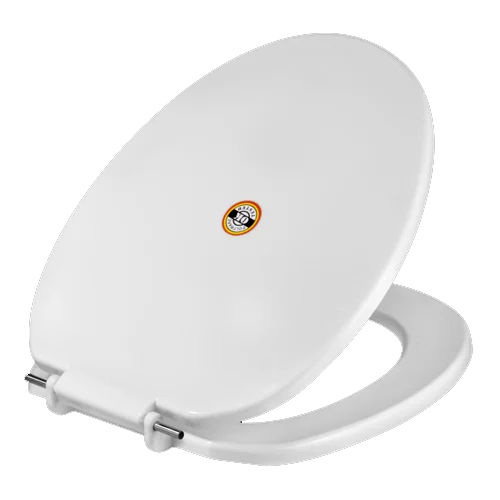 White Plastic Toilet Seat Cover