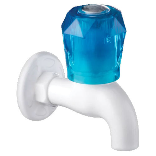 Blue And White Pvc Bib Cock Water Taps