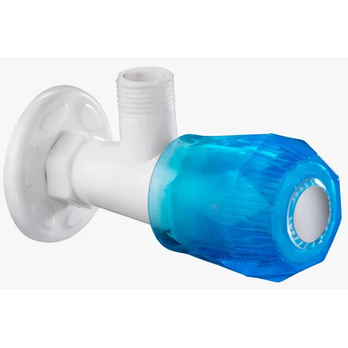 PVC Crystal Handle Angle Valve