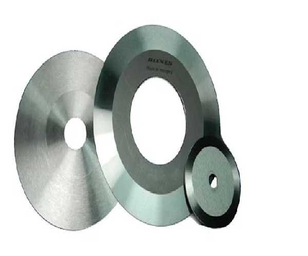 Rotary Cutters - 14 Inch Diameter, Polished Silver Finish | Industrial Grade Circular Knives for Wood, Aluminium, Paper, and Plastics