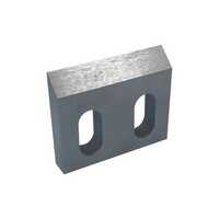 Plastic Grinder Crusher Blade - 14 Inch Stainless Steel, Polished Silver Finish | Ideal For Metal Grinding And Durable Performance