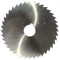 Hss Slitting Saw - 14 Inch Round Blade, High Speed Steel Material, Silver Color, Ideal For Metal Slitting
