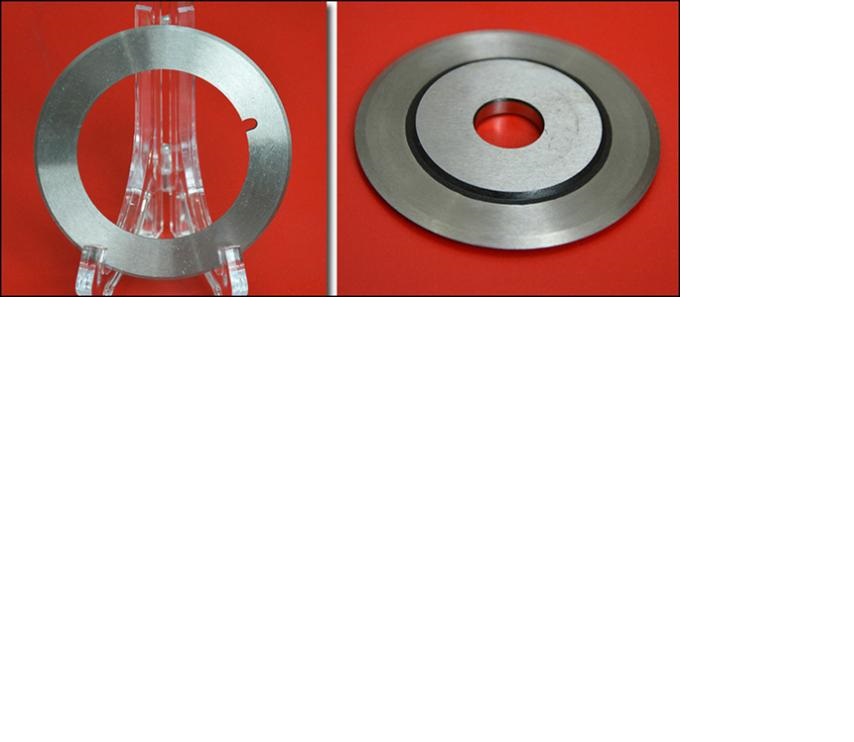 Circular Slitting Knives - High Speed Steel Material, 8 Inch Size, Silver Color | Ideal for Paper Slitting Applications