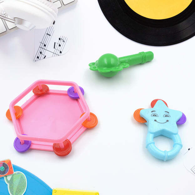 MUSICAL GALLERY KHANJARI MUSICAL INSTRUMENT TOY BABY PLAY TOY FUN RETURN GIFT FOR KIDS BIRTHDAY (3 PC SET) 4377