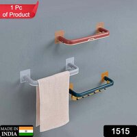 Wall Mounted Double Bar Towel Holder With Hooks Multifunctional Adjustable Towels Rack For Kitchen Bathroom Folding Towel Shelf