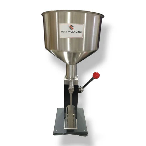 Silver Stainless Steel Manual Paste Filler Machine