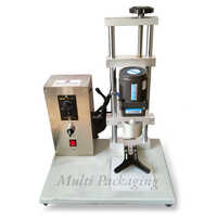 Semi Automatic Cap Sealing Machine - Stainless Steel, 520x320x610 Mm Dimensions, Silver Color | 300 Pcs/min Capacity, Frequency Speed Control