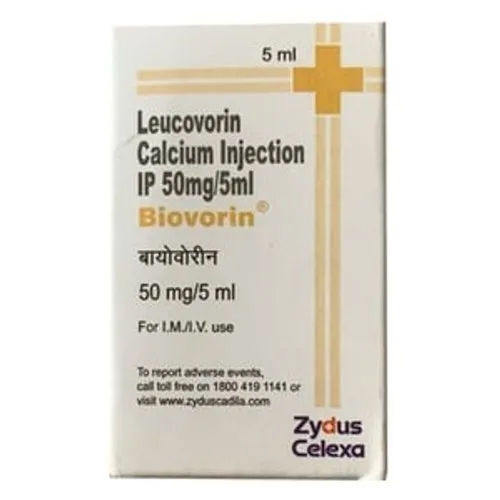 Leucovorin Calcium Injection - 50Mg Dosage, Liquid Form - Keep in a Cool & Dry Place