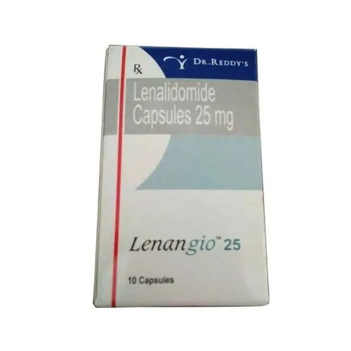 Lenalidomide Capsules - 25mg, 10 Capsules | Treats Various Types of Cancers, Recommended Storage in Cool & Dry Place