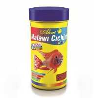 AHM Malawi Cichlid Colour Fish Food - 250 ml, 110 g | Ensures Healthy and Balanced Feeding Like Natural Habitat