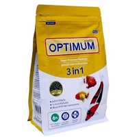 Optimum 3 in 1 Super Premium Fish Food 800g 0.8 kg Dry Young Fish Food