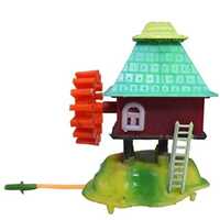Wheel Hut with Air Bubble Arrangement in Aquarium Tools And Aquarium Tank Decoration