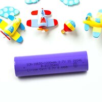 HIGH CAPACITY RELEASED RECHARGEABLE BATTERIES 3.7V 1200MAH FLAT TOP LITHIUM RECHARGEABLE BATTERY (1PC) 6207