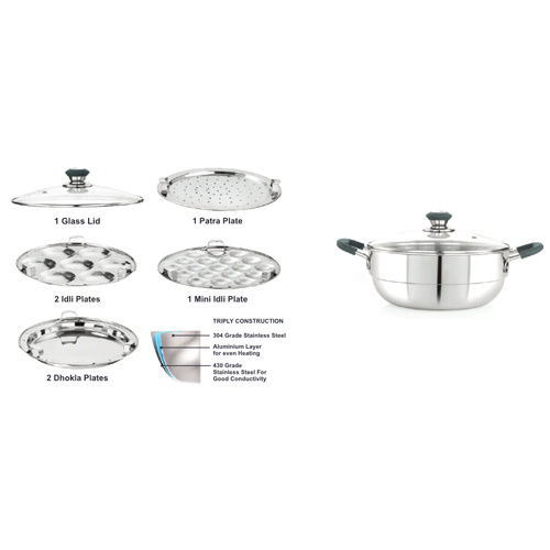 6in1 Multi Kadai Sandwich Bottom