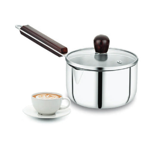 Triply Sauce Pan With Glass Lid Size: Customized