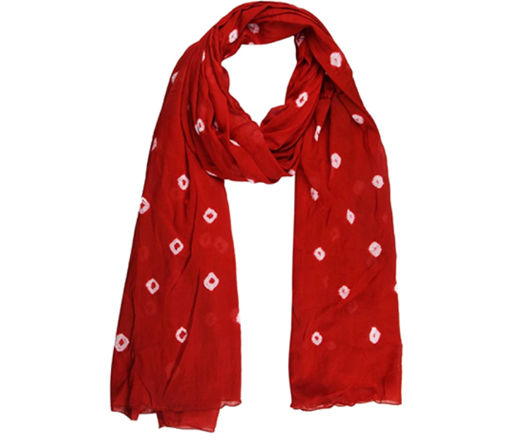 Cotton Bandhani Dupatta - Color: All Types