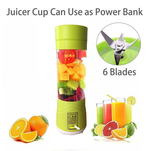 PORTABLE USB ELECTRIC JUICER - 6 BLADES (PROTEIN SHAKER) 0133