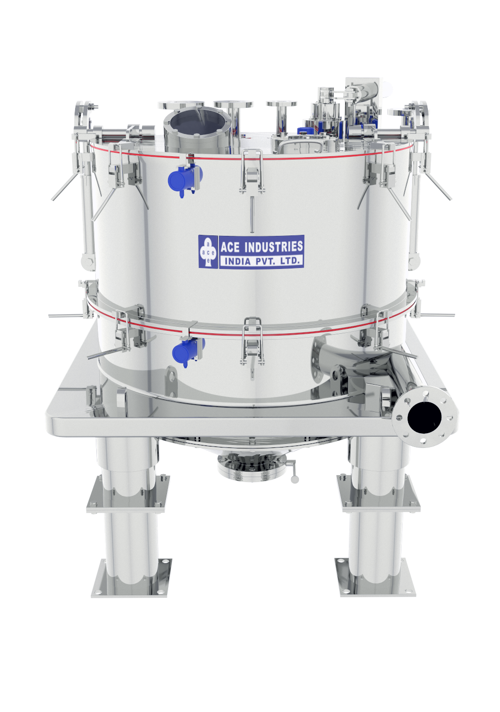 Bottom Discharge Centrifuge Machine