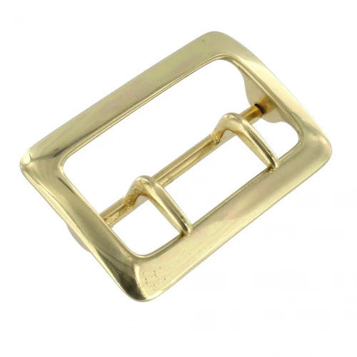 Double Tongue Golden Belt Buckle