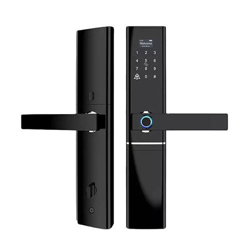 Alexa-compatible smart door lock with fingerprint