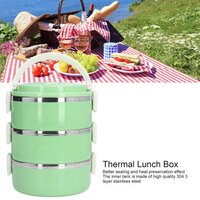 3 LAYER DORAEMON LUNCH BOX TIFFIN HIGH QUALITY STEEL LUNCH BOX 3 LAYER TIFFIN FOR SCHOOL OFFICE AND TRAVELING USE (2872A)
