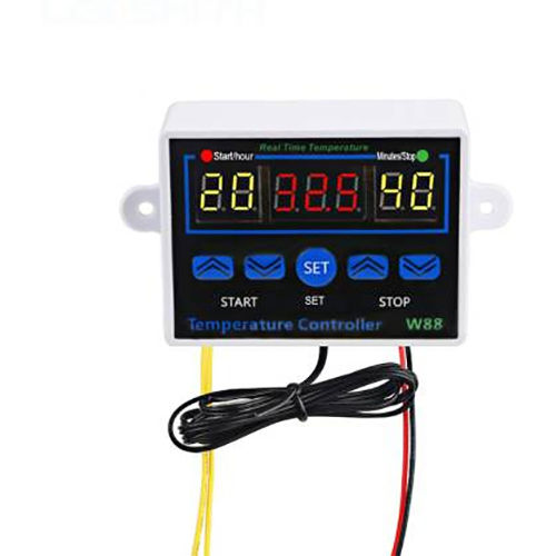 -19 Deg Celsius To 99 Deg Celsius 2 In 1 Digital Thermostat Ac 220V 1500W (W88) Application: Commercial