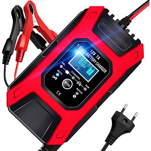 DigiTronix- CAR Bike Battery Charger/Lead Acid Battery 12V 1.5Amp Charger  with Digital Display : : Electronics