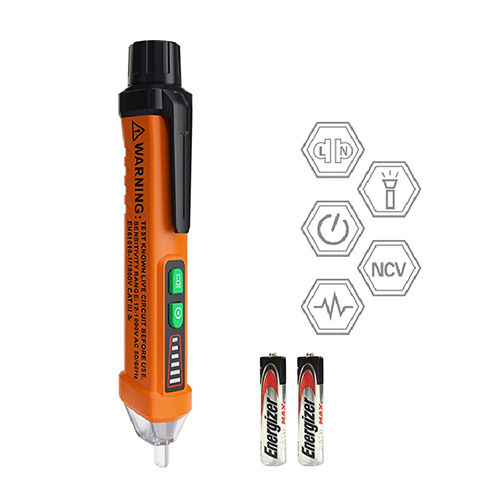 Plastic Voltage Detector Peakmeter Pm8908C Non-Contact Voltage Tester