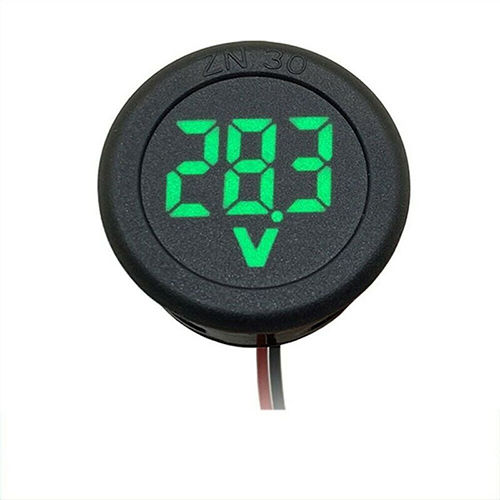 Amicisense Dc 5-100V Voltmeter 3-Digit Led Digital Display Voltage Detector - Material: Plastic