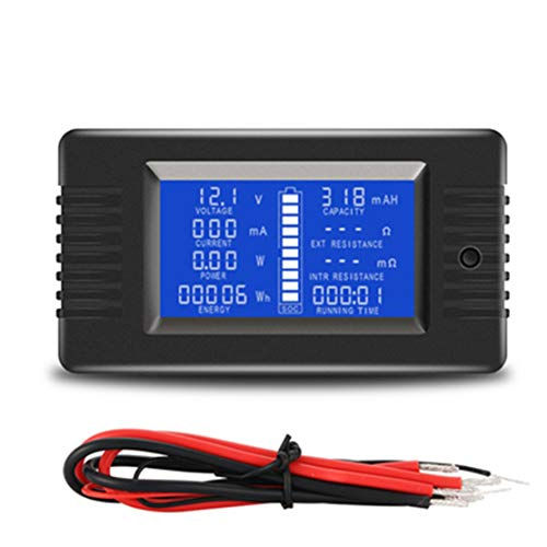 Plastic Dc Digital Battery Tester 9 In 1 0-200V 10A