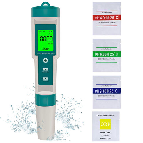 7 in 1 Water Quality Tester with batteries