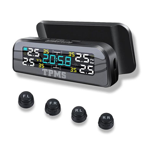 Amiciauto Wireless Car Tpms Solar Powered Tyre Pressure Monitoring System - Application: Industrial