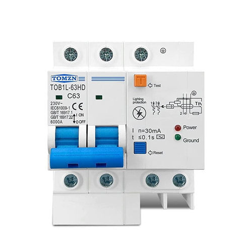 Rccb 63A Single Phase Circuit Breaker With Short-Circuit Application: Industrial